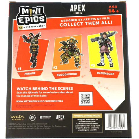 Apex Legends - Mirage Figure - Weta Workshop - Mini Epics Series