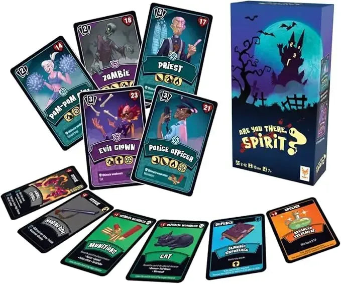 Are You There, Spirit? - Unmask Identities, Survive the Haunted Night, and Face Off in 3 Game Modes | Strategy, Deduction, and Survival for 2-8 Players | Ages 10+ | Family Card Game - ABYstyle USA | TGF18015