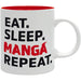 Asian Art - Eat. Sleep. Manga. Repeat. Mug (Ceramic, 11 Oz.) - The Good Gift