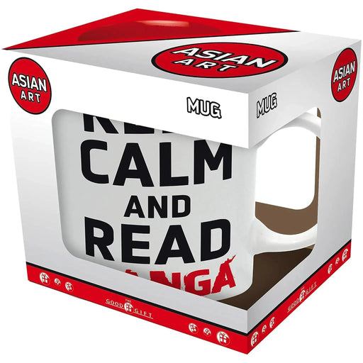 Asian Art - Keep Calm and Read Manga Mug (Ceramic, 11 Oz.) - The Good Gift