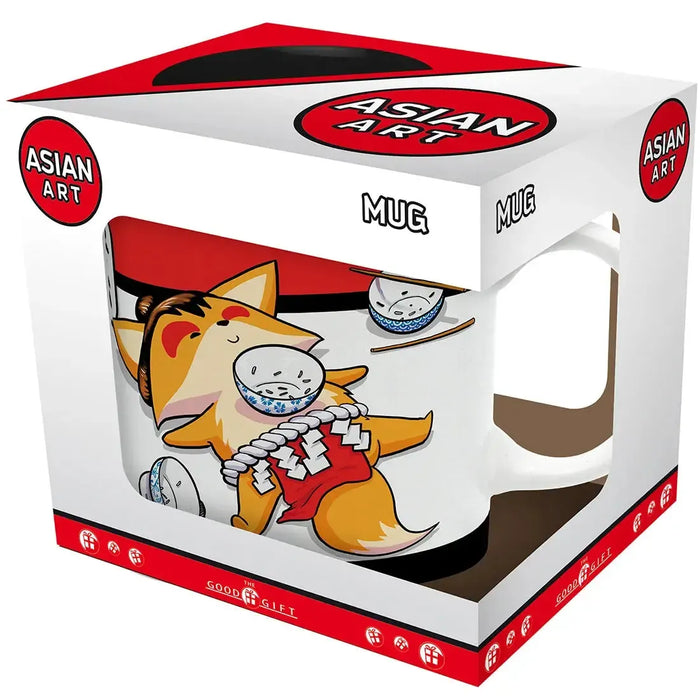 Asian Art - Sumo Wrestling Fox Mug (Ceramic, 11 oz.) - ABYstyle