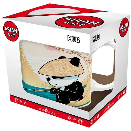 Asian Art - The Great Wave off Kanagawa Surfing Panda Mug (Ceramic, 11 oz.) - ABYstyle