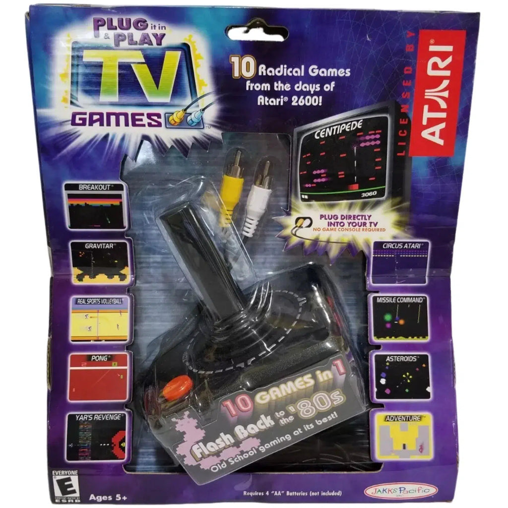 Atari - 10-in-1 Plug & Play TV Game - Jakks Pacific — Poggers