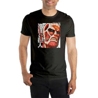 Attack on Titan - Bertolt Colossal Titan T-Shirt (Black, Unisex) - Bioworld