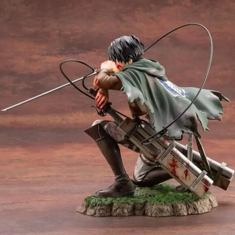Attack on Titan - Bloody Levi Ackerman Statue Figure (1:7 Scale) - Kotobukiya - ArtFX J Series (Fortitude Version)
