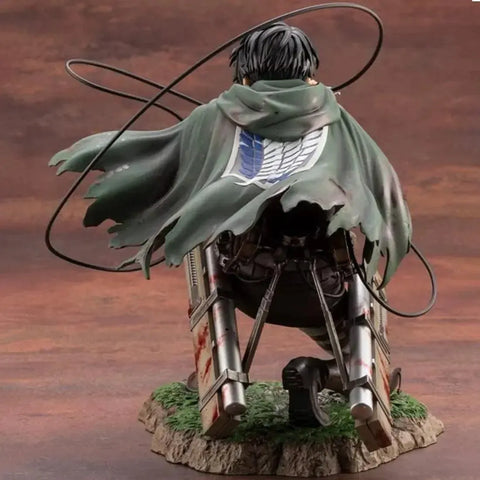 Attack on Titan - Bloody Levi Ackerman Statue Figure (1:7 Scale) - Kotobukiya - ArtFX J Series (Fortitude Version)