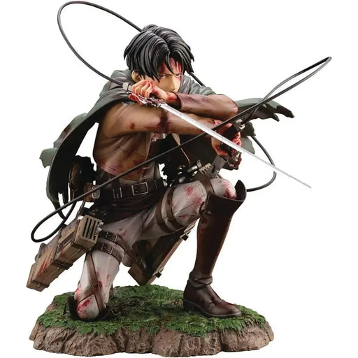 Attack on Titan - Bloody Levi Ackerman Statue Figure (1:7 Scale) - Kotobukiya - ArtFX J Series (Fortitude Version)