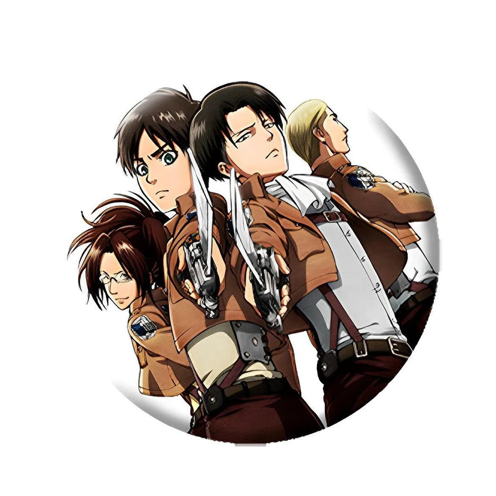 Attack on Titan - Characters Pin Badge Pack - ABYstyle