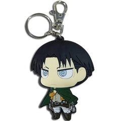 Attack on Titan - Chibi Levi Ackerman Keychain (2.75", PVC) - Great Eastern Entertainment