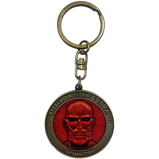 Attack on Titan - Colossal Titan Medallion Keychain - ABYstyle