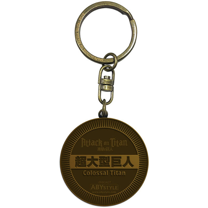 Attack on Titan - Colossal Titan Medallion Keychain - ABYstyle