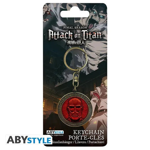 Attack on Titan - Colossal Titan Medallion Keychain - ABYstyle - Image 4
