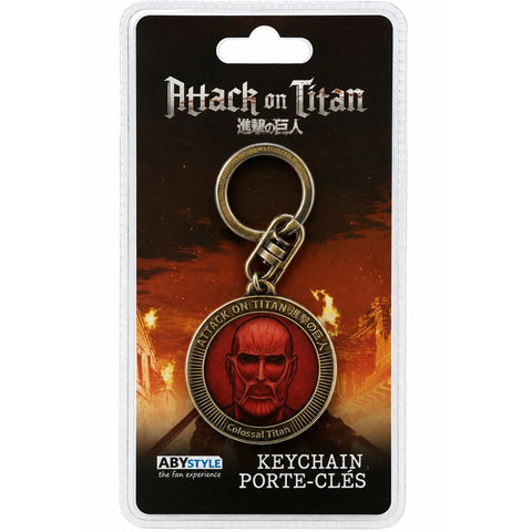 Attack on Titan - Colossal Titan Medallion Keychain - ABYstyle - Image 1