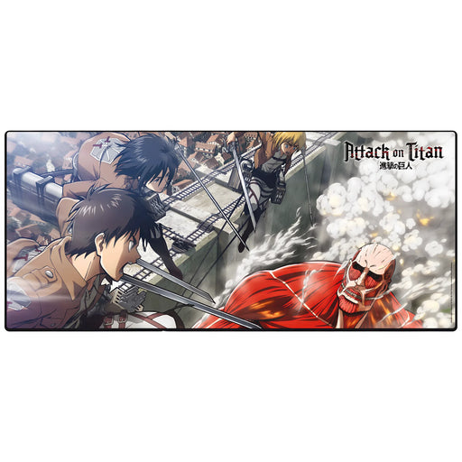 Attack on Titan - Eren vs Colossal Titan XXL Mousepad (35.4"x15.7") - ABYstyle