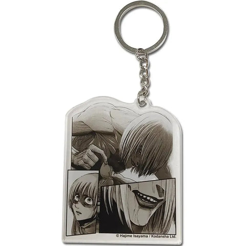 Attack on Titan - Female Titan Form Annie Leonhart Manga Panels Keychain (3