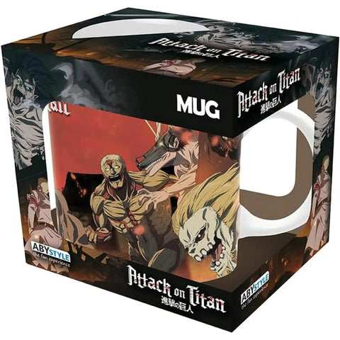 Attack on Titan - Final Season Battle Scene Coffee Mug (11 fl oz) - ABYSTYLE - Image 1