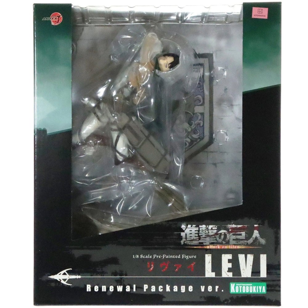 Attack on Titan - Levi Ackerman Figure (Renewal Package Version) - Kotobukiya - ArtFX J
