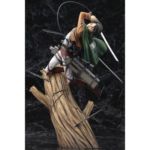 Attack on Titan - Levi Ackerman  Figure (Renewal Package Version) - Kotobukiya - ArtFX J