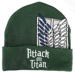 Attack on Titan - Scout Regiment Crest Beanie Hat (Green) - Bioworld