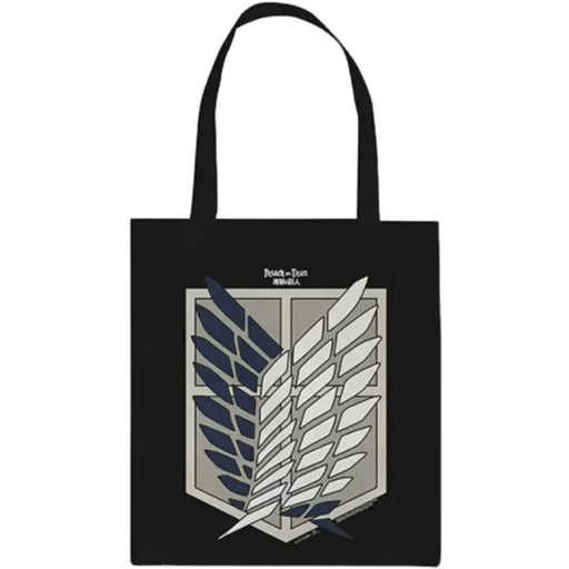 Attack on Titan - Scout Regiment Symbol Black Tote Bag (Cotton) - ABYstyle