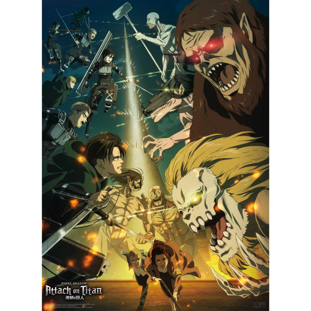 Attack on Titan [Season 4] - War for Paradis Boxed Poster Set (20.5"x15") - ABYstyle - Series 2