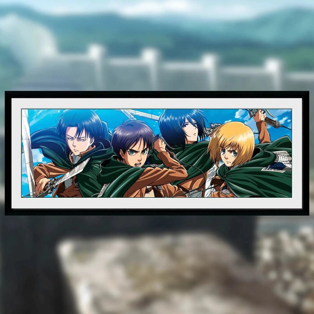 Attack on Titan - The Scout Regiment Framed Poster (13.5" x 31.5") - ABYstyle