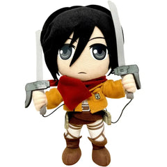 Attack on Titan - Training Corps Outfit Mikasa Ackerman Plush (8") - Great Eastern Entertainment