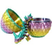 Aurora Prism Dragon Hatchling Toy Figure with Egg (3D Printed) - Wonderland Workshop
