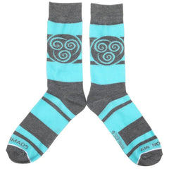 Avatar: The Last Airbender - Four Nations Crew Socks (4 Pairs) - Bioworld - Water Tribe, Earth Kingdom, Fire Nation, Air Nomads