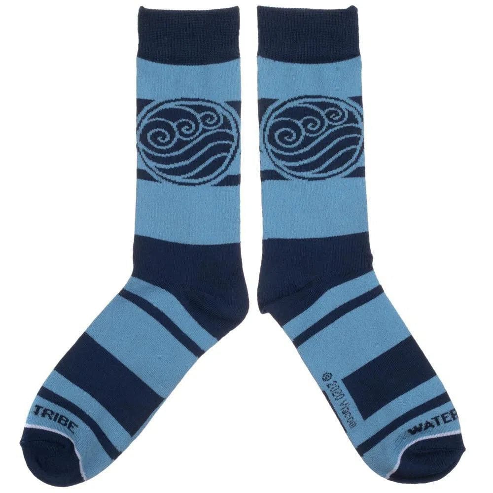 Avatar: The Last Airbender - Four Nations Crew Socks (4 Pairs) - Bioworld - Water Tribe, Earth Kingdom, Fire Nation, Air Nomads