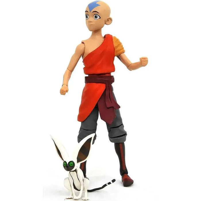 Avatar The Last Airbender [Season 3] - Aang & Momo Action Figure (7) - Diamond Select Toys - Series 1