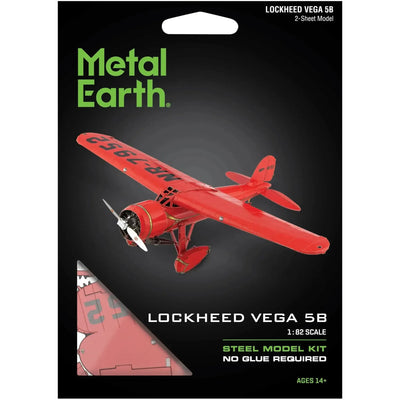 Aviation - Lockheed Vega 5B Plane Figure Model Kit (1:82 Scale, Steel, Moderate Difficulty) - Fascinations - Metal Earth Series - (2024)
