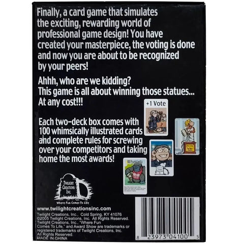 Award Show - Bluffing Entertainment Card Game for Family, and Adults (2-6 Players, Ages 10+) - Twilight Creations