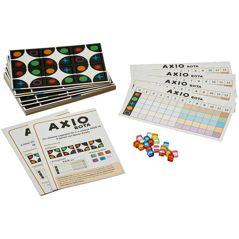 Axio Rota - Tile Placement Abstract Board Game for Family, Adults, and Children (1-4 Players, Ages 8+) - Pegasus Spiele