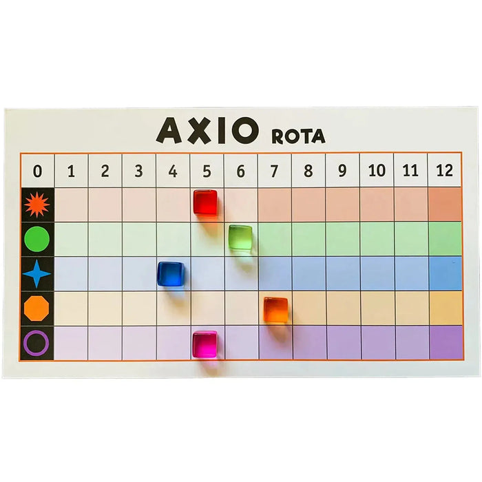 Axio Rota - Tile Placement Abstract Board Game for Family, Adults, and Children (1-4 Players, Ages 8+) - Pegasus Spiele