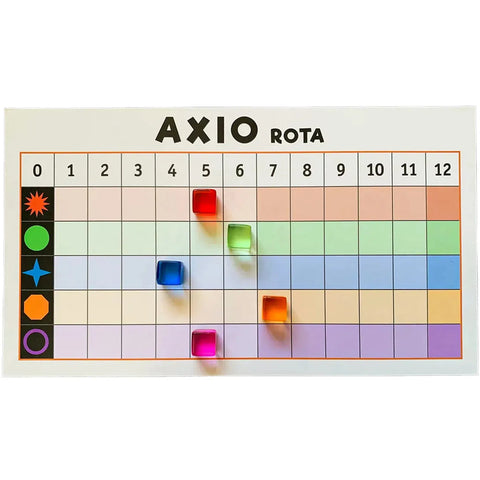 Axio Rota - Tile Placement Abstract Board Game for Family, Adults, and Children (1-4 Players, Ages 8+) - Pegasus Spiele