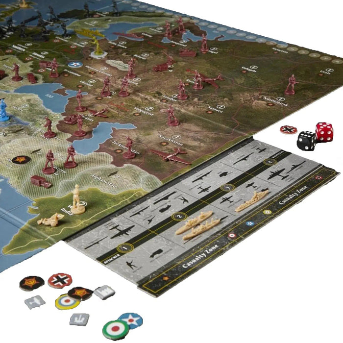 Axis & Allies: Europe 1940 (Second Edition) - Strategy World War II Board Game for Adults (2-5 Players, Ages 12+) - Avalon Hill