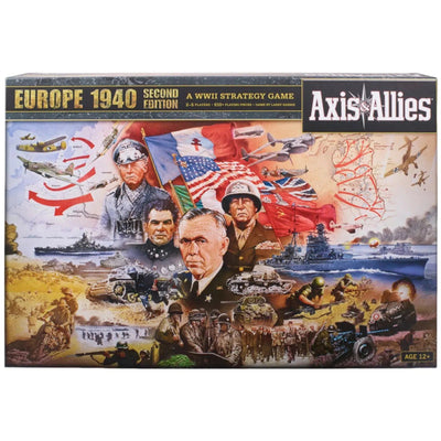 Axis & Allies: Europe 1940 (Second Edition) - Strategy World War II Board Game for Adults (2-5 Players, Ages 12+) - Avalon Hill