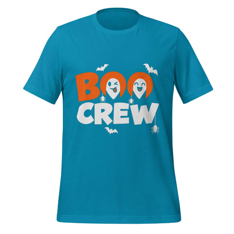 BOO CREW T-Shirt - Cute Halloween Ghosts and Spiders Graphic Tee - Image 17