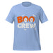 BOO CREW T-Shirt - Cute Halloween Ghosts and Spiders Graphic Tee