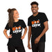BOO CREW T-Shirt - Cute Halloween Ghosts and Spiders Graphic Tee
