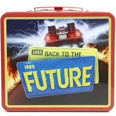 Back to the Future - DeLorean Lunchbox & Beverage Container Set - Surreal Entertainment - PREVIEWS Exclusive, Tin Titans Series