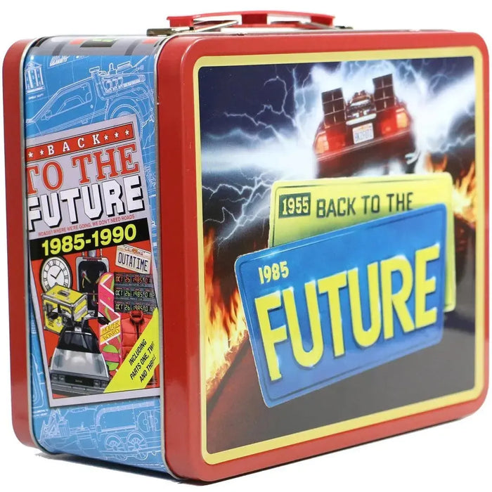 Back to the Future - DeLorean Lunchbox & Beverage Container Set - Surreal Entertainment - PREVIEWS Exclusive, Tin Titans Series