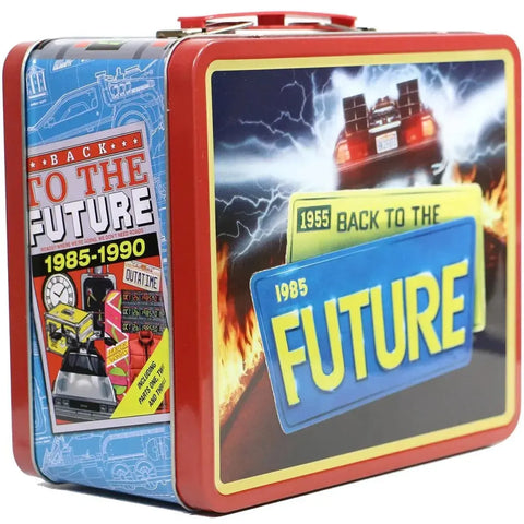 Back to the Future - DeLorean Lunchbox & Beverage Container Set - Surreal Entertainment - PREVIEWS Exclusive, Tin Titans Series