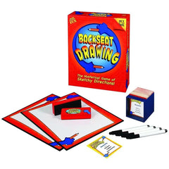 Backseat Drawing - Party Drawing Board Game for Family, Adults, and Children (4-8 Players, Ages 12+) - Out of the Box
