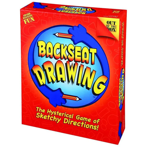 Backseat Drawing - Party Drawing Board Game for Family, Adults, and Children (4-8 Players, Ages 12+) - Out of the Box