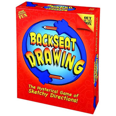 Backseat Drawing - Party Drawing Board Game for Family, Adults, and Children (4-8 Players, Ages 12+) - Out of the Box