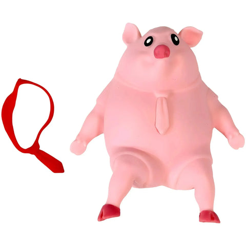 Piper the Pig - Pink Squishy Stretchy Pig Stress Toy | Cute Pig Squeeze Fidget Sensory Decompression & Anxiety Relief Toy for Kids & Adults - Image 7