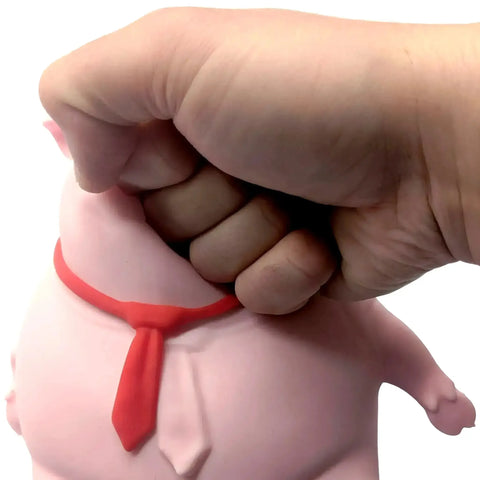 Piper the Pig - Pink Squishy Stretchy Pig Stress Toy | Cute Pig Squeeze Fidget Sensory Decompression & Anxiety Relief Toy for Kids & Adults - Image 3
