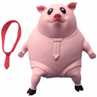 Piper the Pig - Pink Squishy Stretchy Pig Stress Toy | Cute Pig Squeeze Fidge...- Image 8